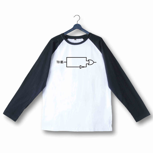 Coding Nerd Engineering TO BE OR NOT TO BE Custom Printed Graphic Design Raglan T-Shirt for Women